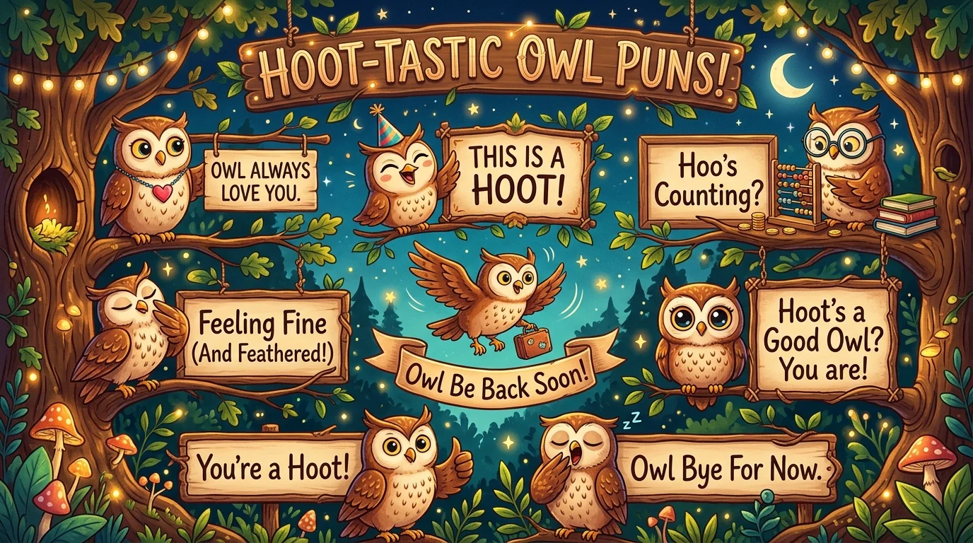 Wise Owl Puns