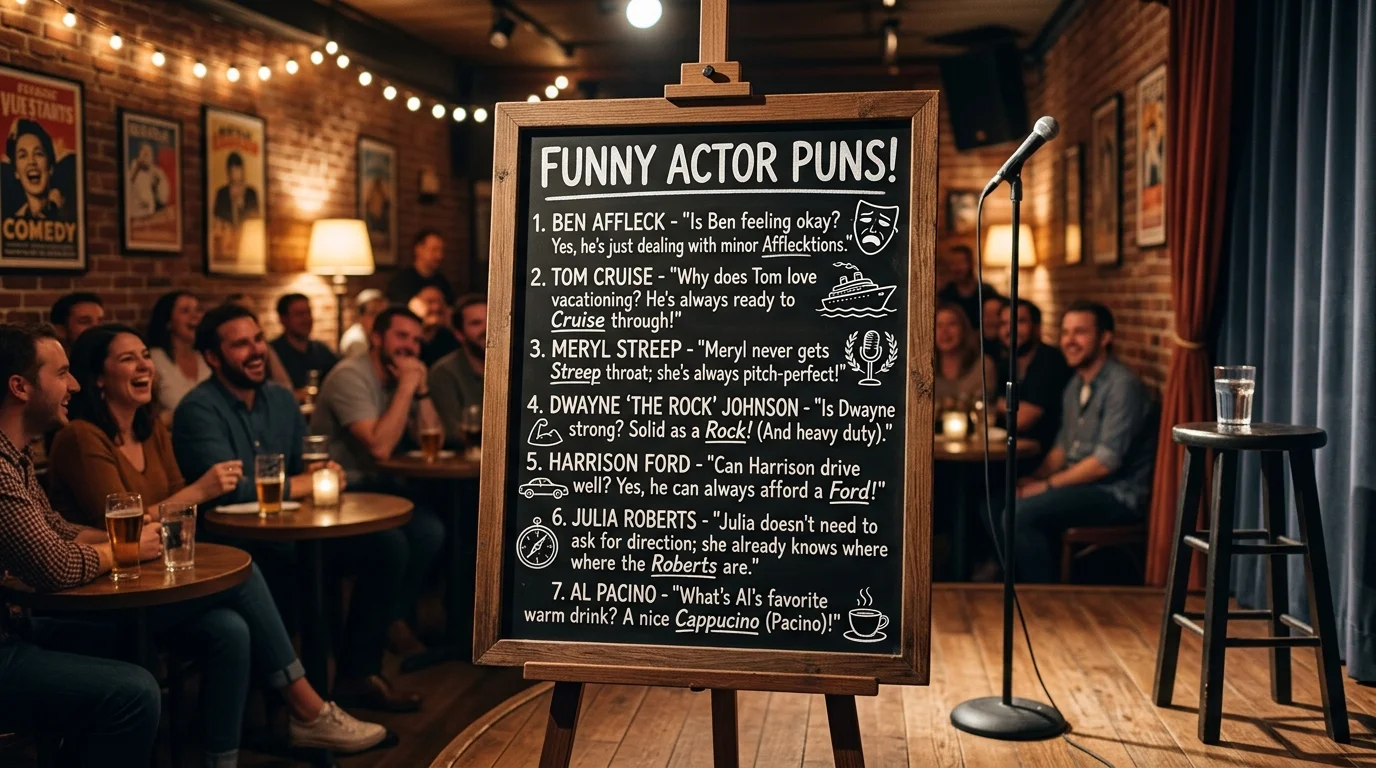 Actor Puns for Instagram Captions