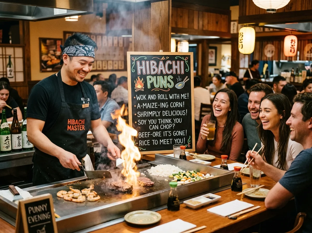 Chef Hibachi Puns