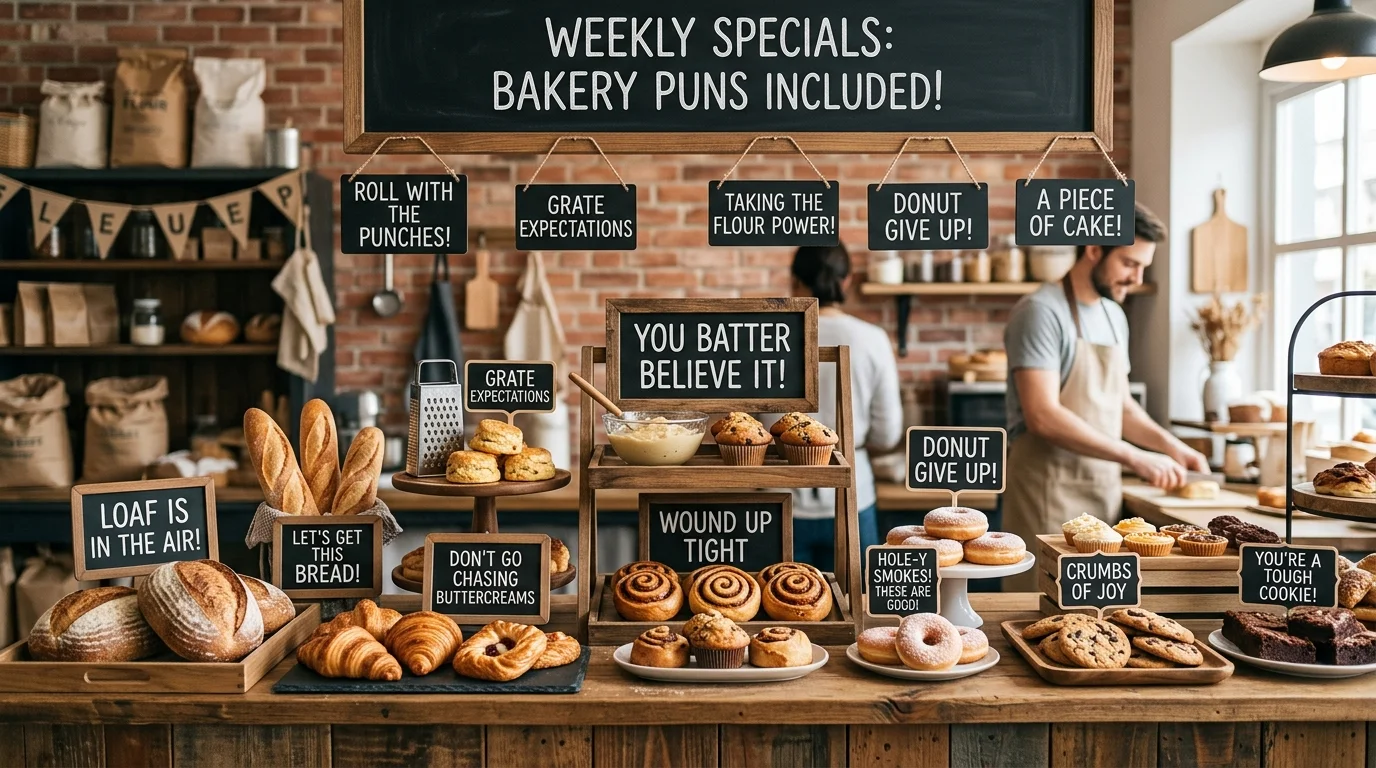Cute Bakery Puns