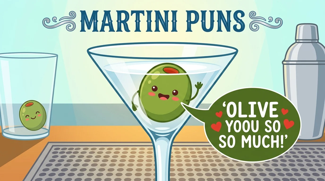 Cute Martini Puns