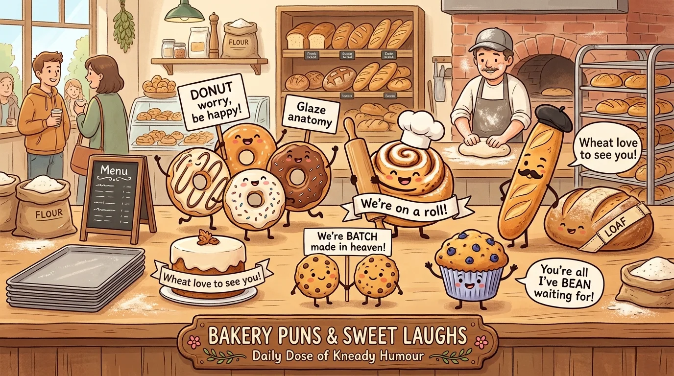 Funny Bakery Puns