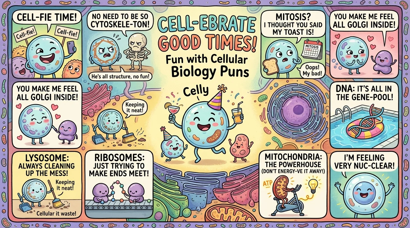Funny Cell Puns