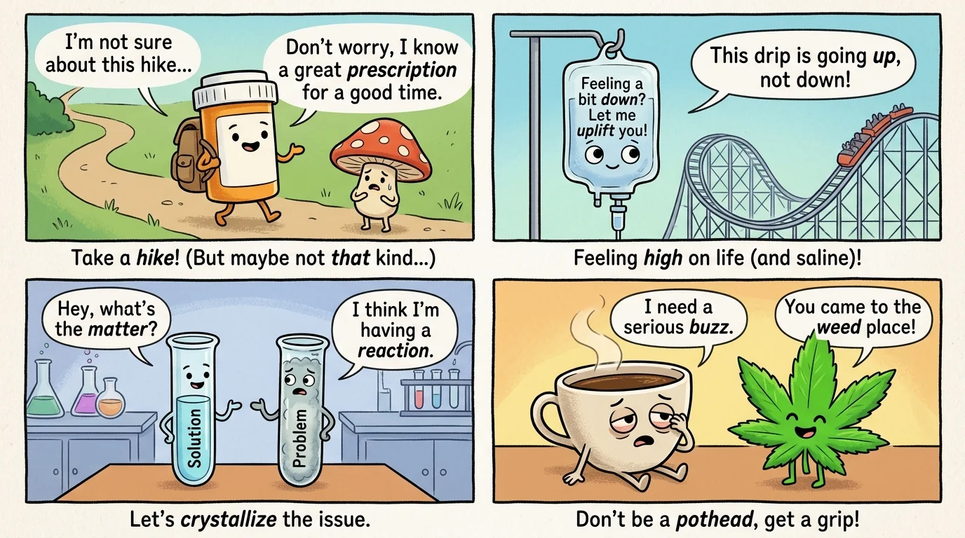 Funny Drug Puns