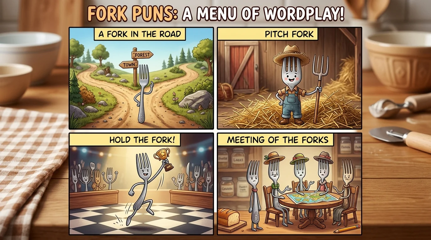Funny Fork Puns