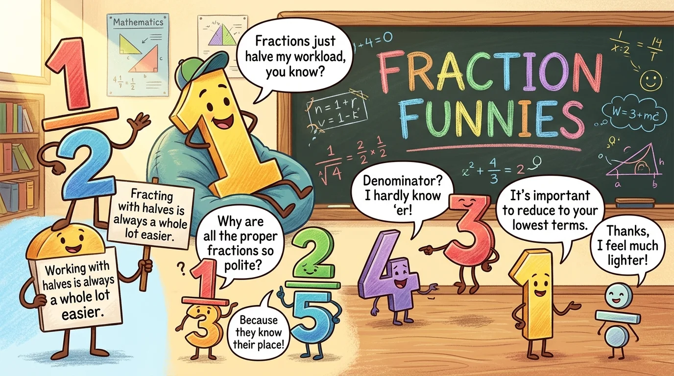 Funny Fraction Puns