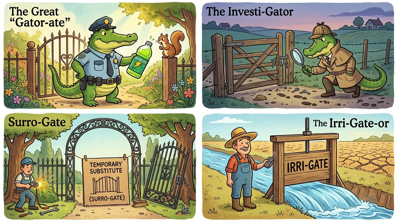 Funny Gate Puns