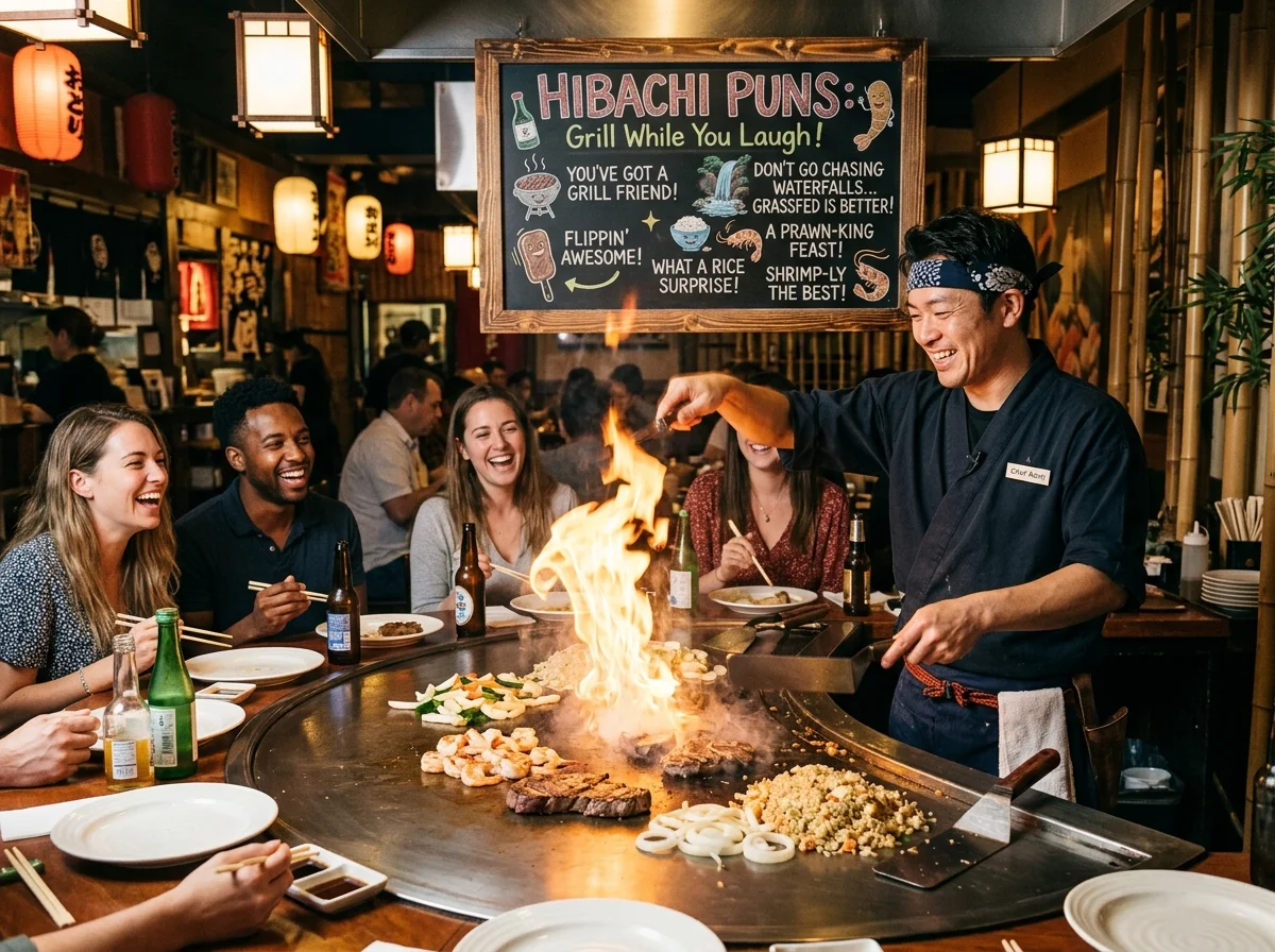 Funny Hibachi Puns
