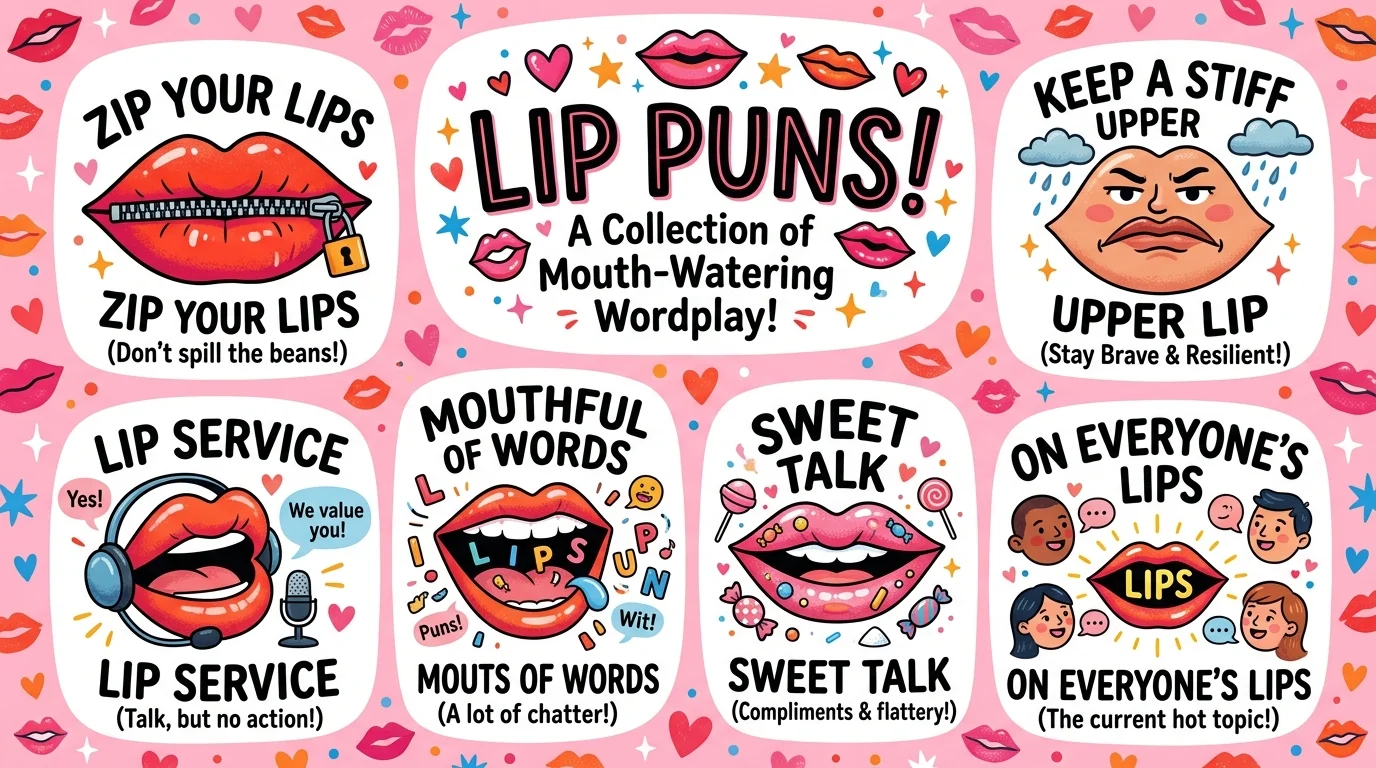 Funny Lip Puns