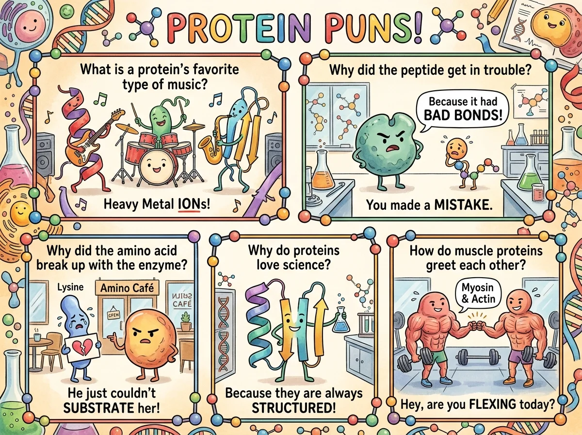 Funny Protein Puns