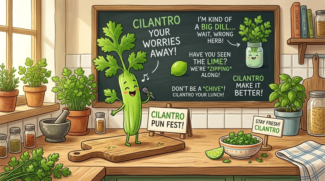 Garden Cilantro Puns
