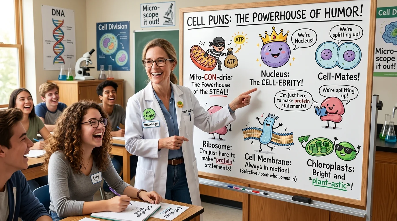 One-Liner Cell Puns
