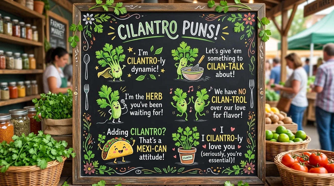 One-Liner Cilantro Puns