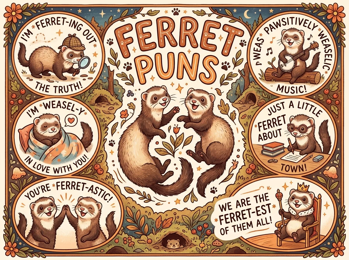 One-Liner Ferret Puns