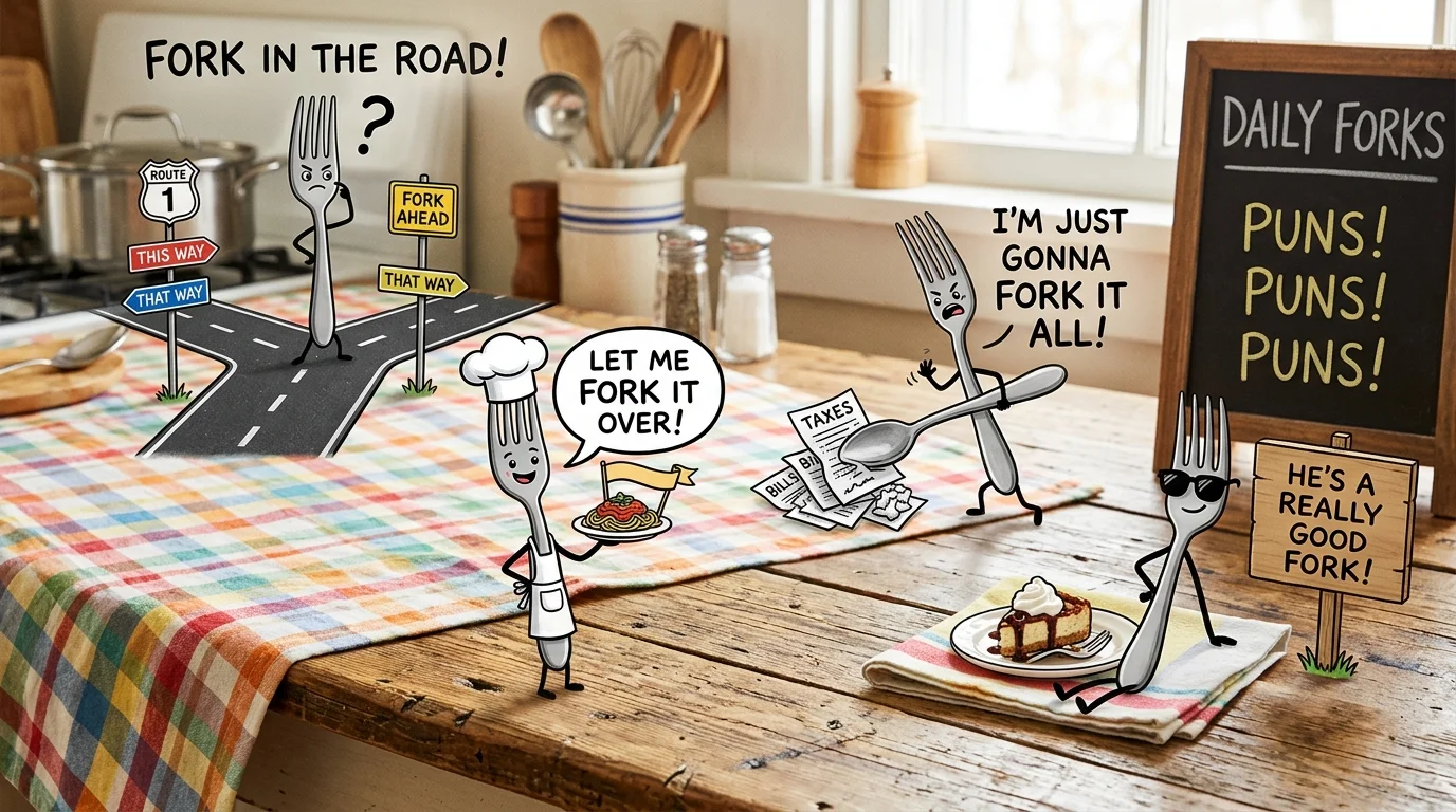One-Liner Fork Puns