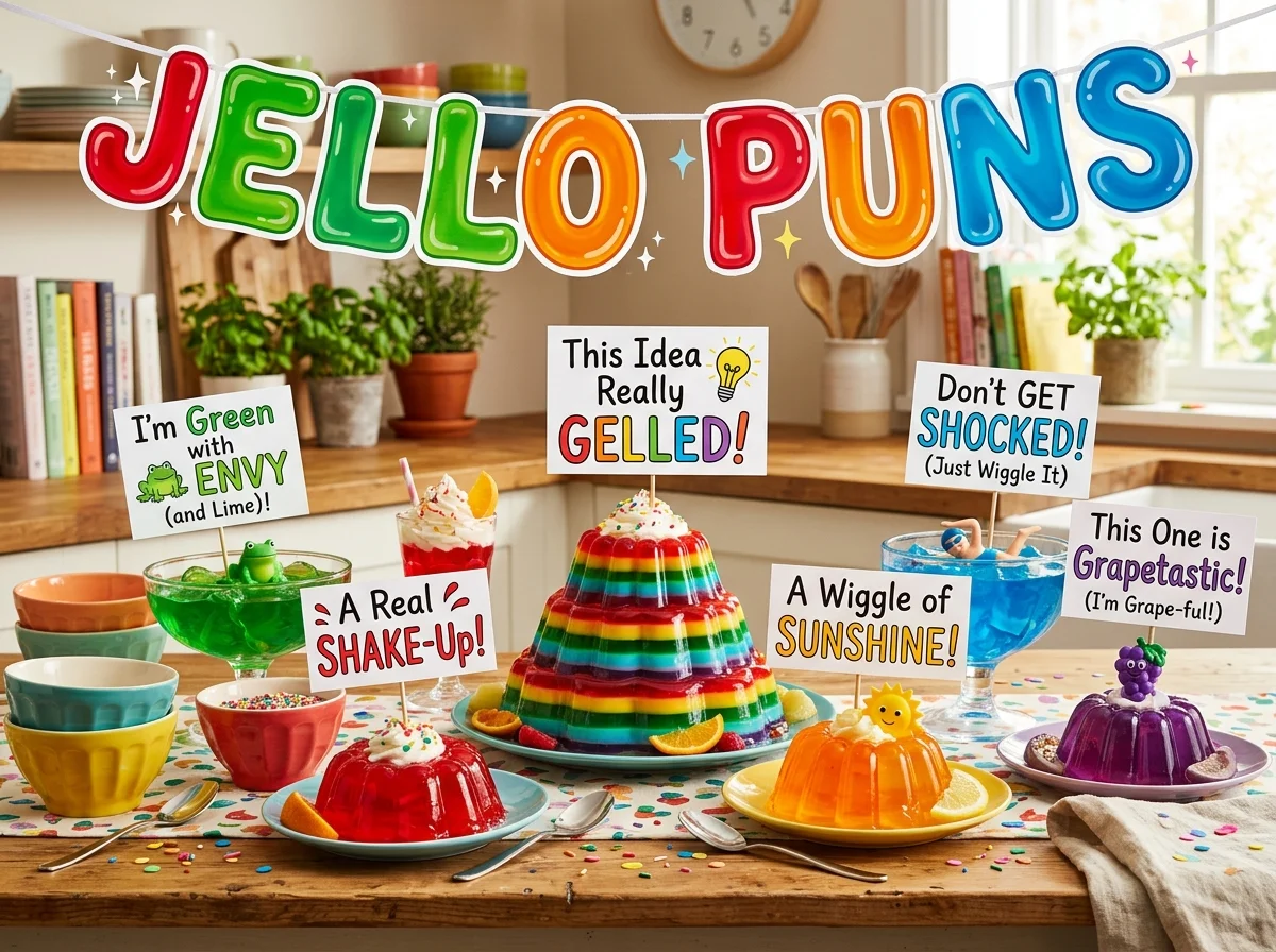 One-Liner Jello Puns