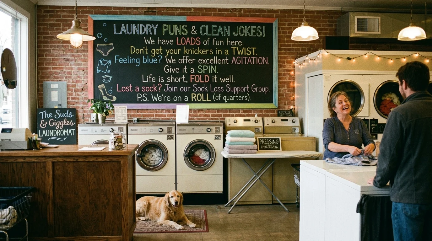 One-Liner Laundry Puns