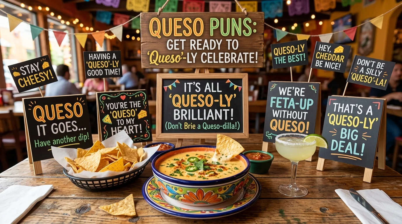 One-Liner Queso Puns