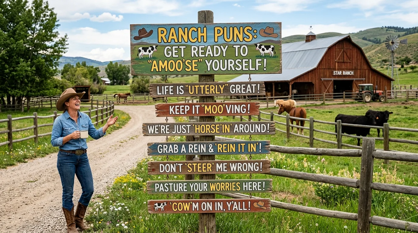 One-Liner Ranch Puns