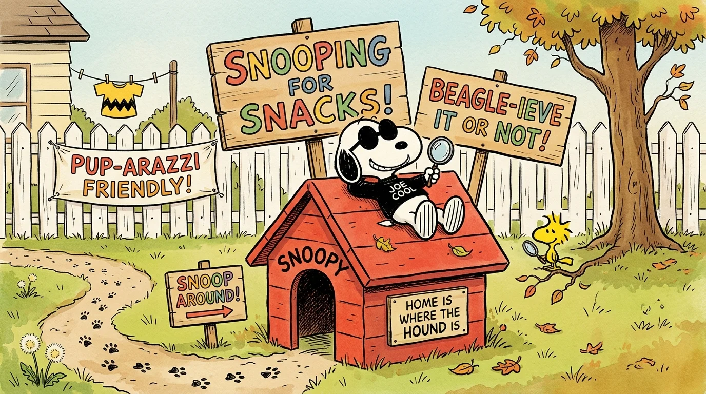 One-Liner Snoopy Puns