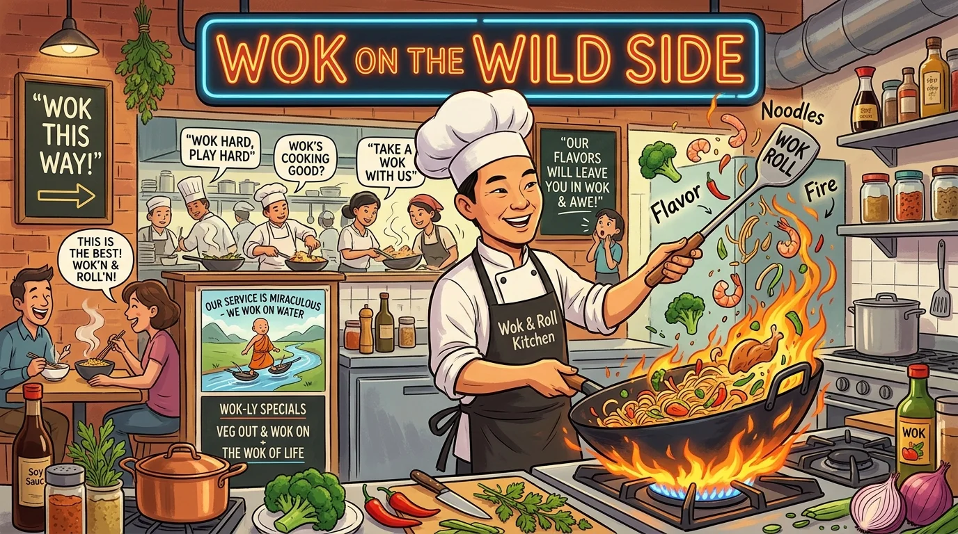 One-Liner Wok Puns