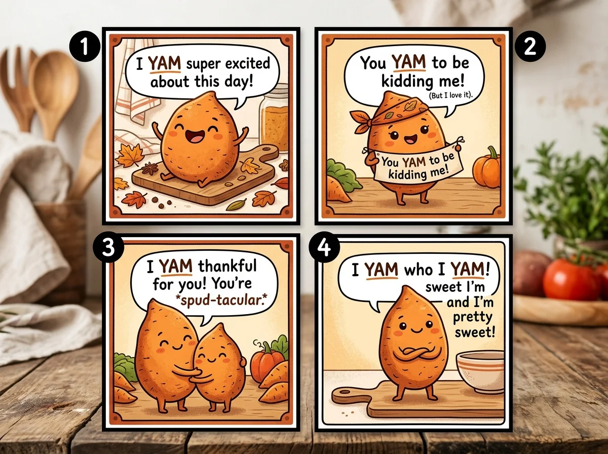 One-Liner Yam Puns