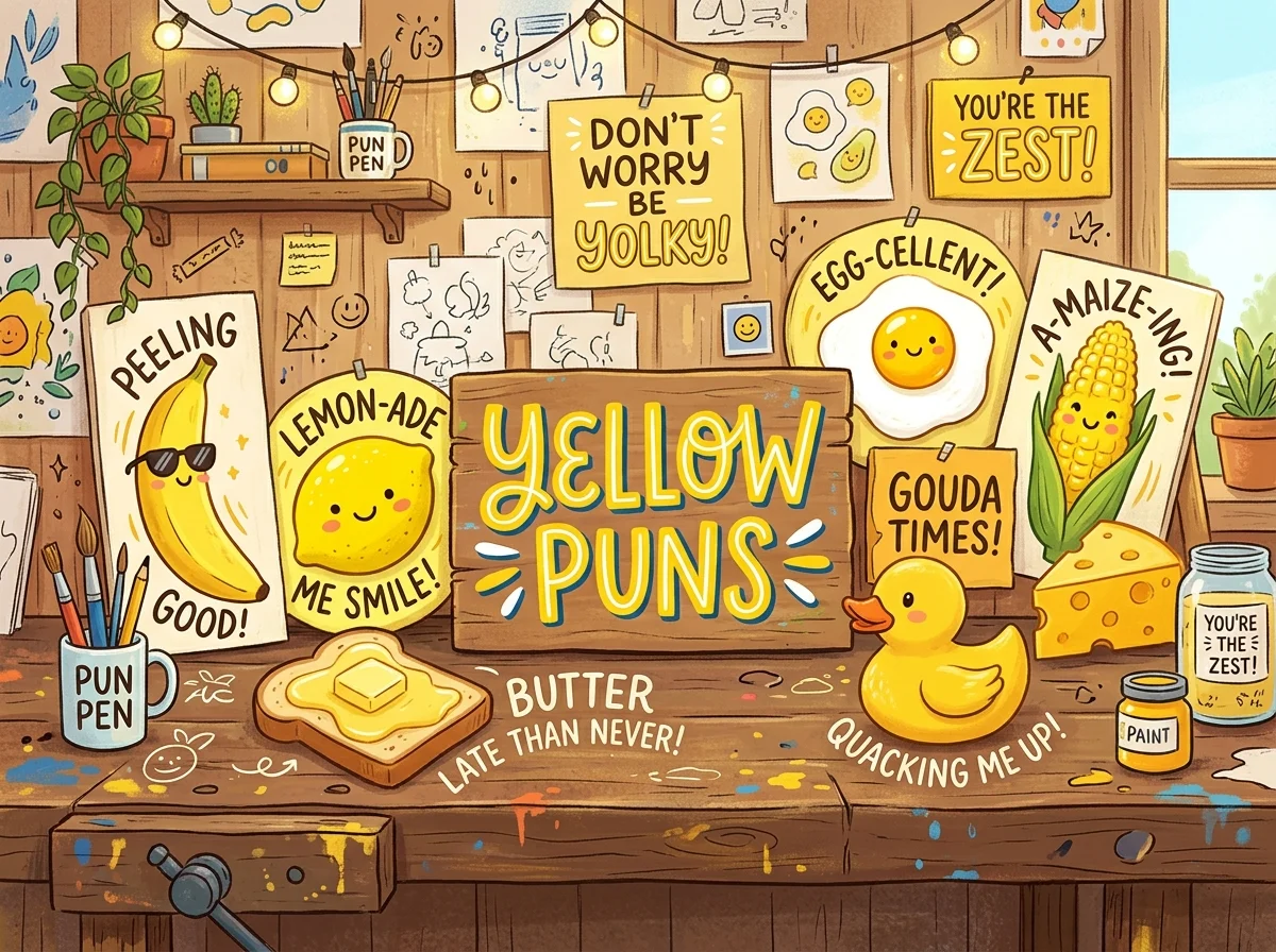 One-Liner Yellow Puns