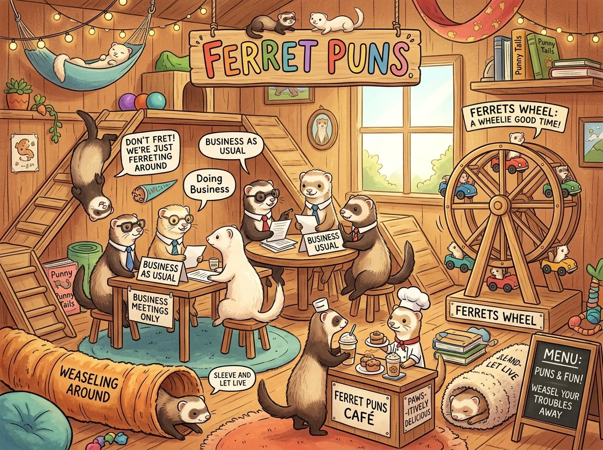 Pet Ferret Puns