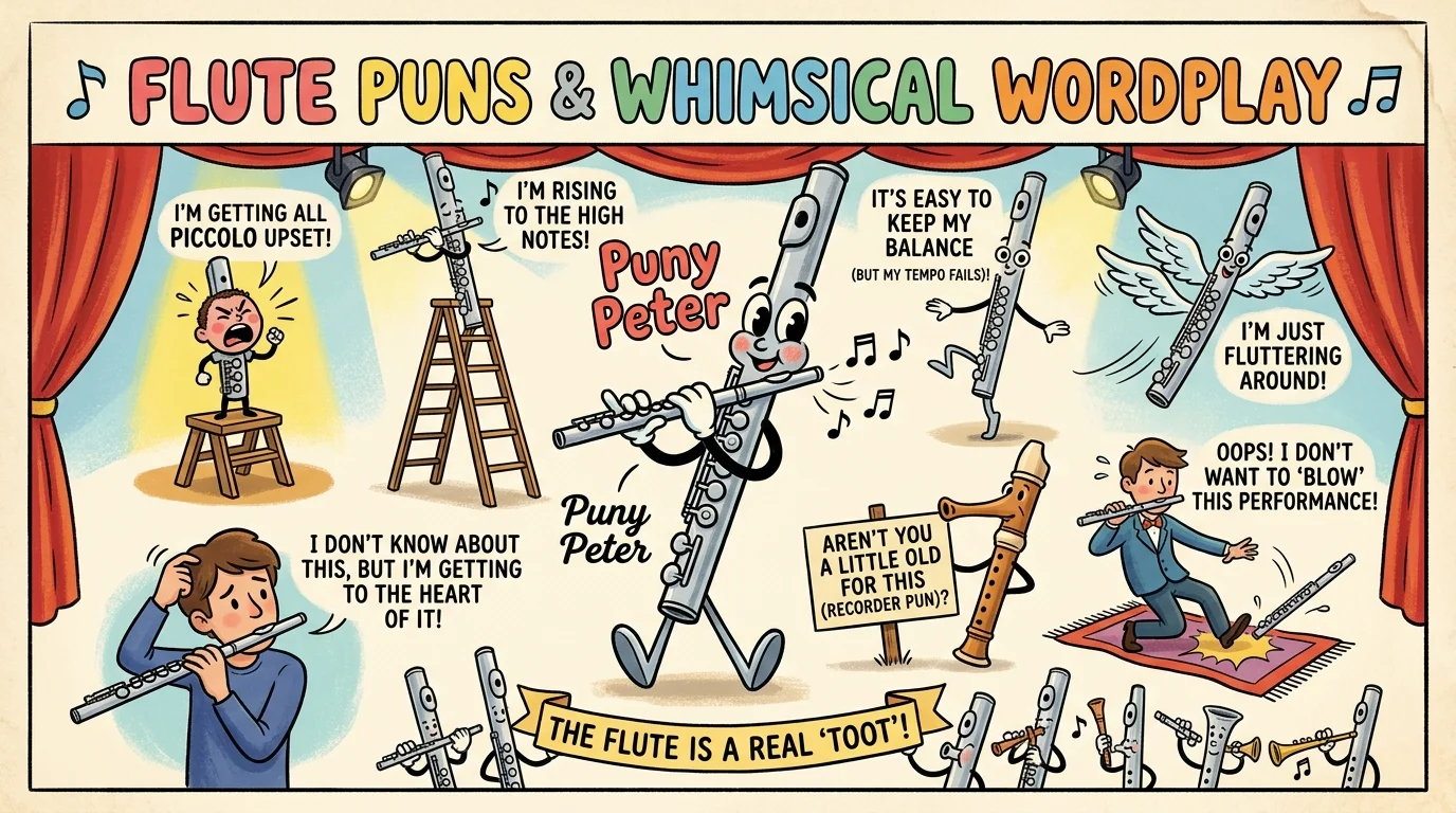 Short Flute Puns