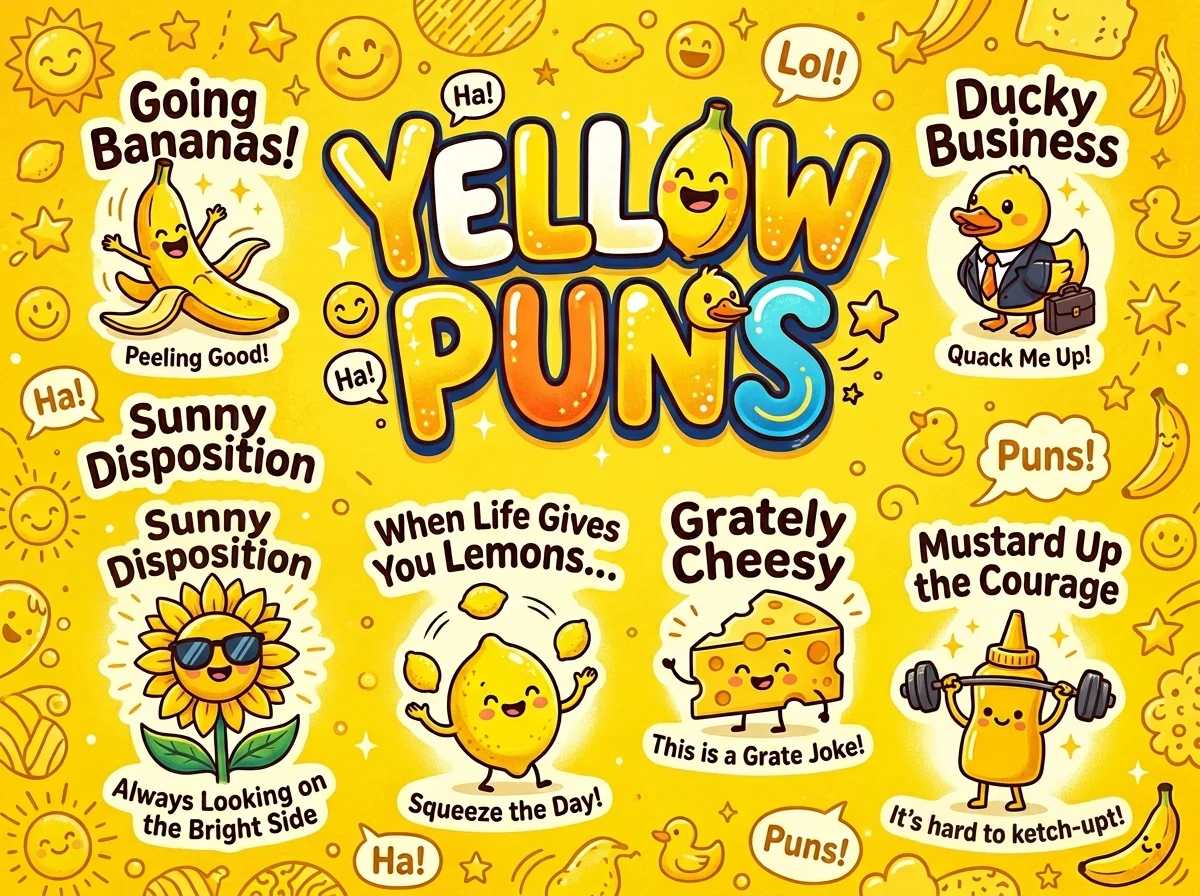 Sunshine Yellow Puns