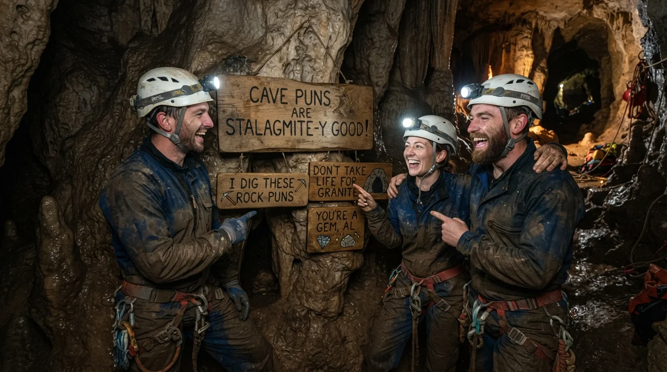Clever Cave Wordplay