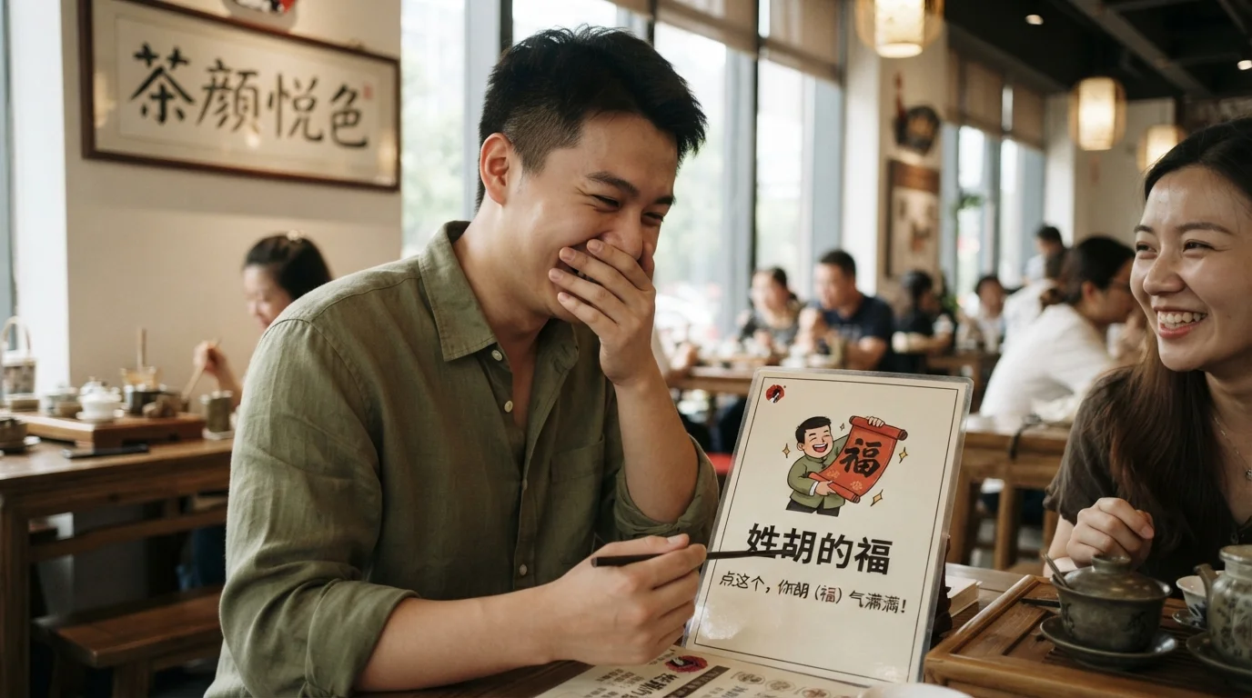 Clever Chinese Name Wordplay