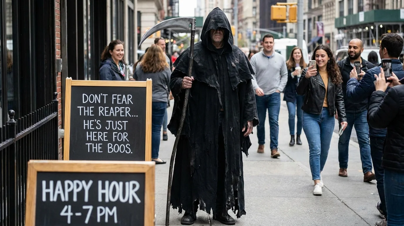 Clever Grim Reaper Wordplay