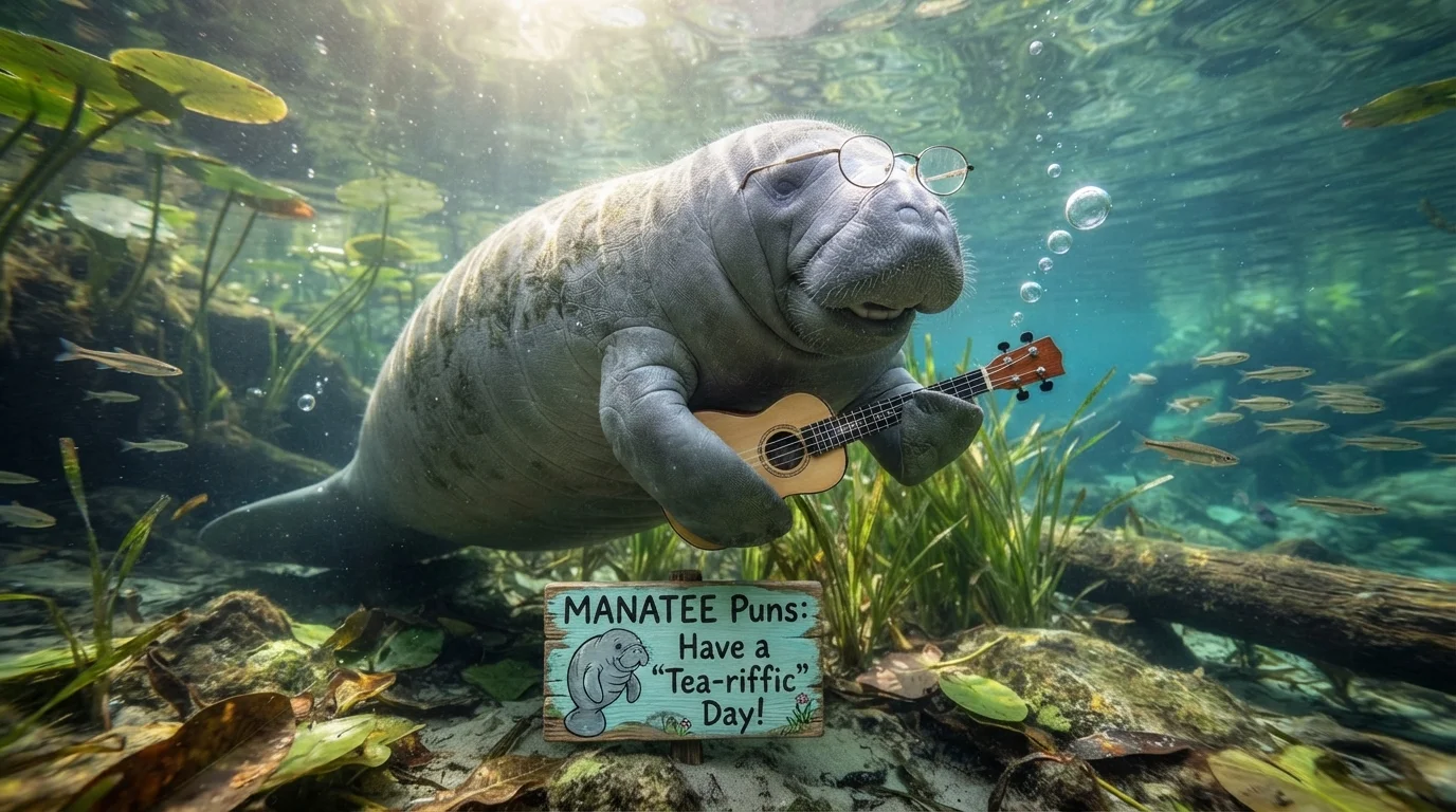 Clever Manatee Wordplay