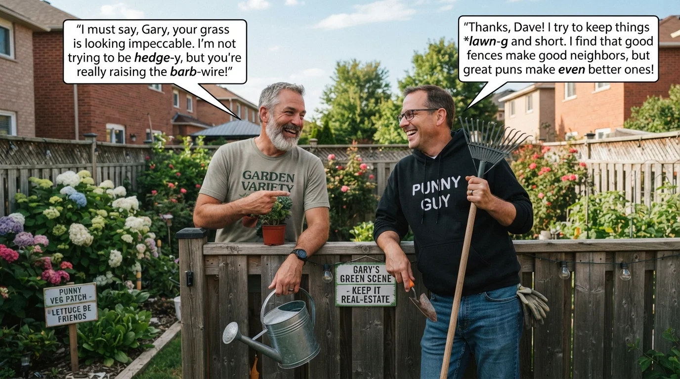 Clever Neighbor Wordplay