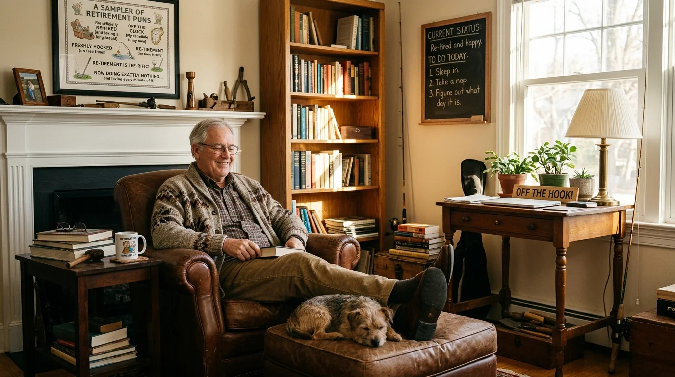 Clever Retirement Wordplay