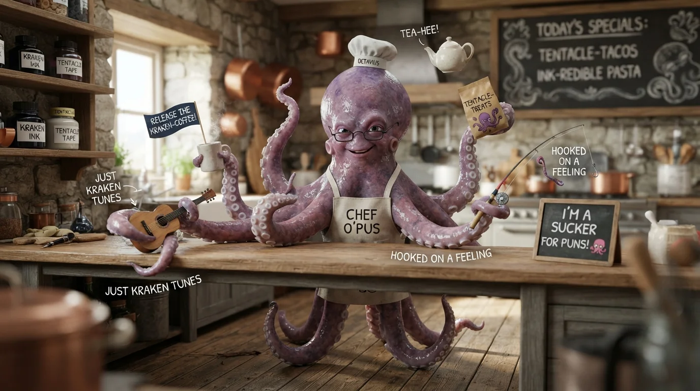 Clever Tentacle Wordplay
