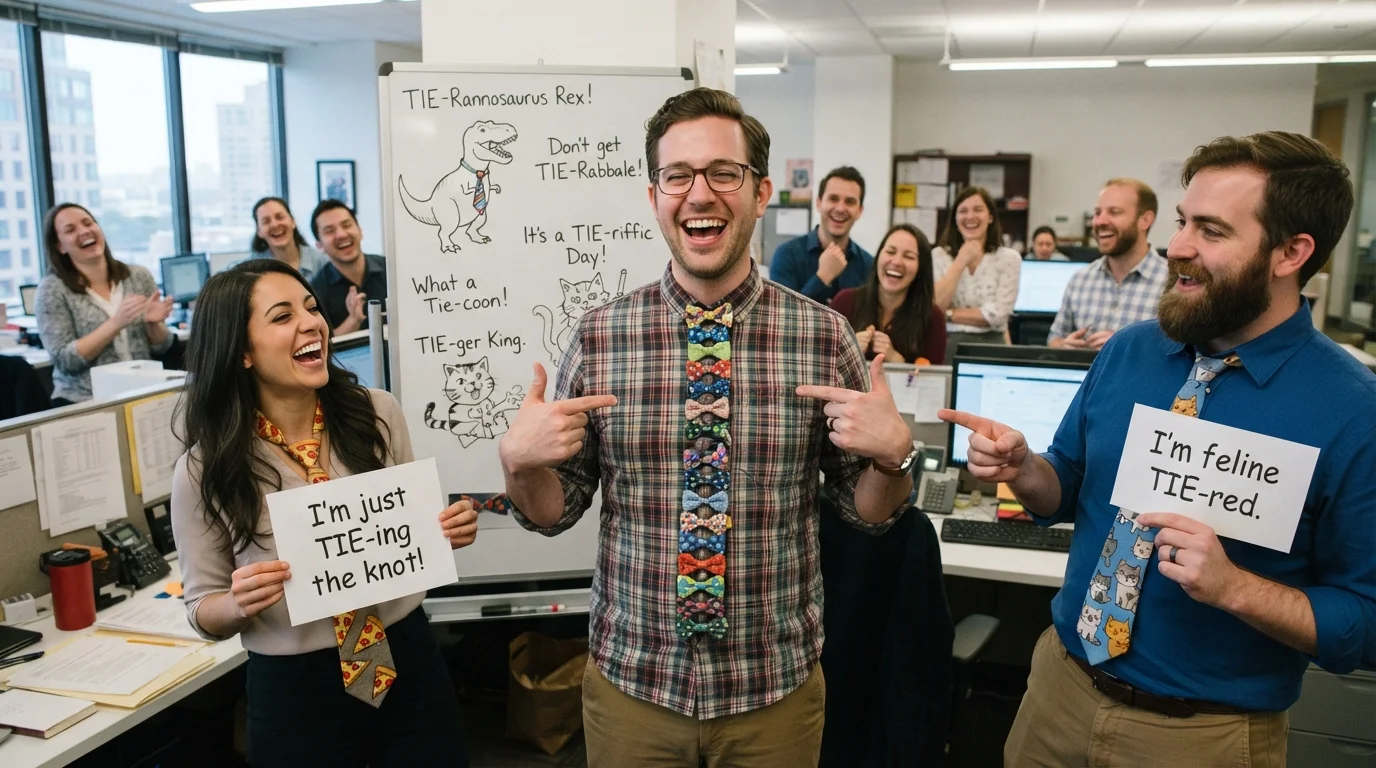 Clever Tie Wordplay