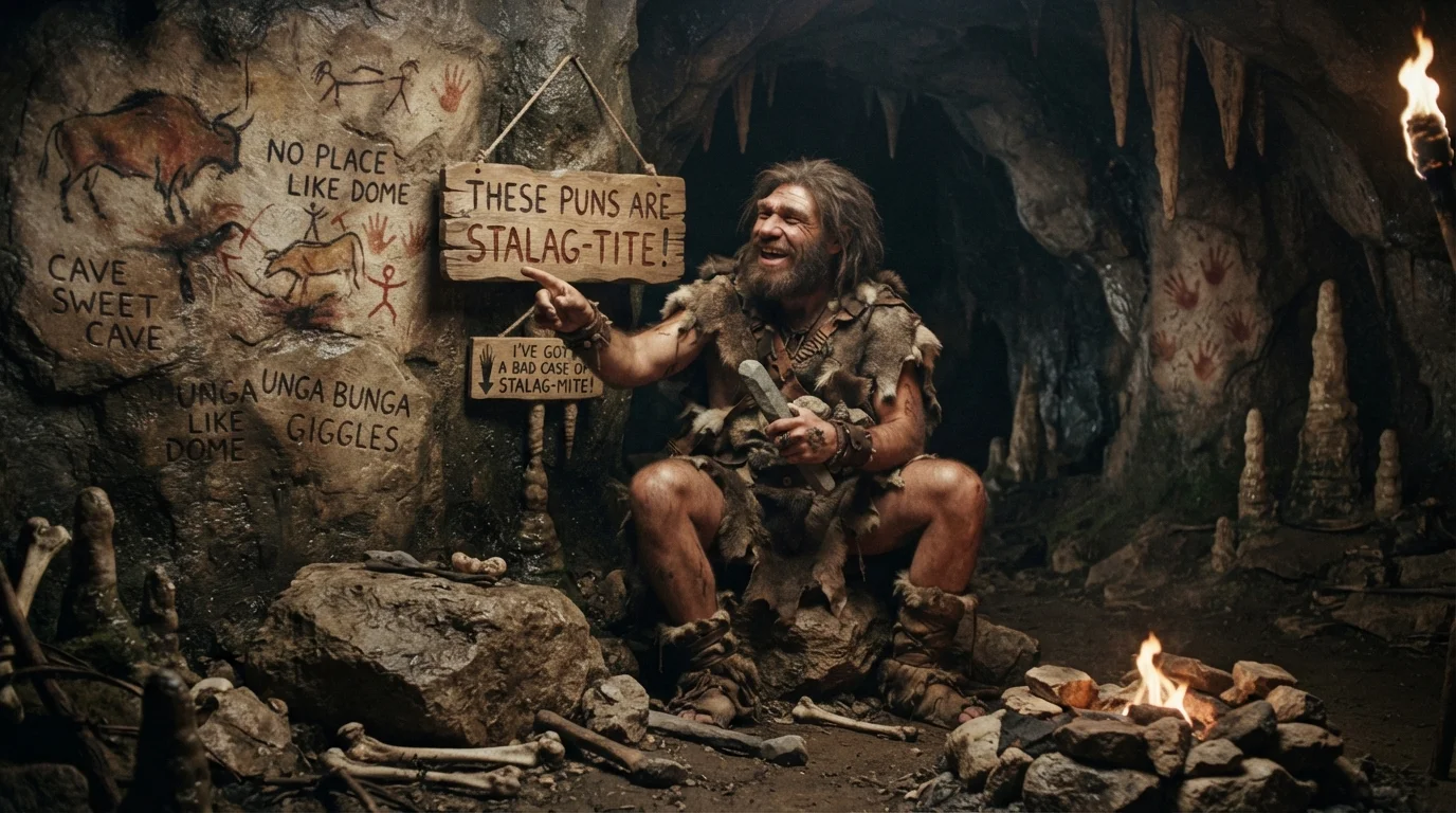 Funny Cave Puns