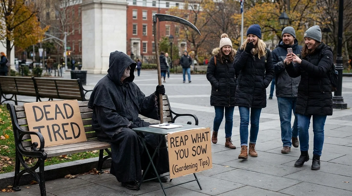 Funny Grim Reaper Puns