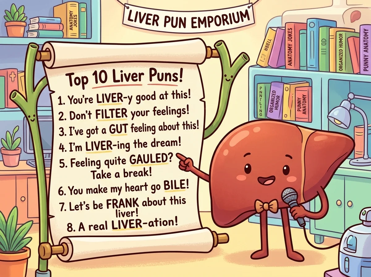 Funny Liver Puns
