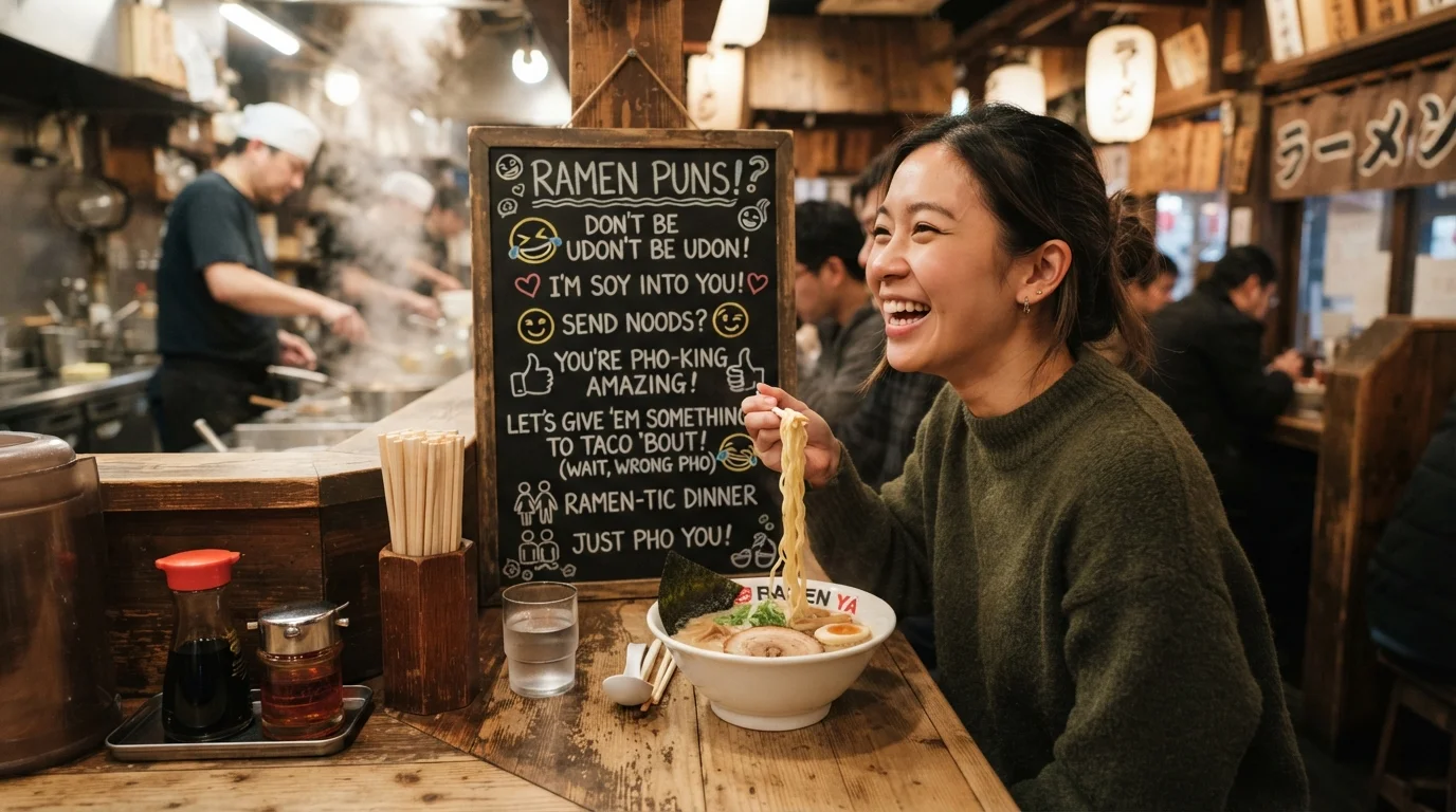 Funny Noodle Puns