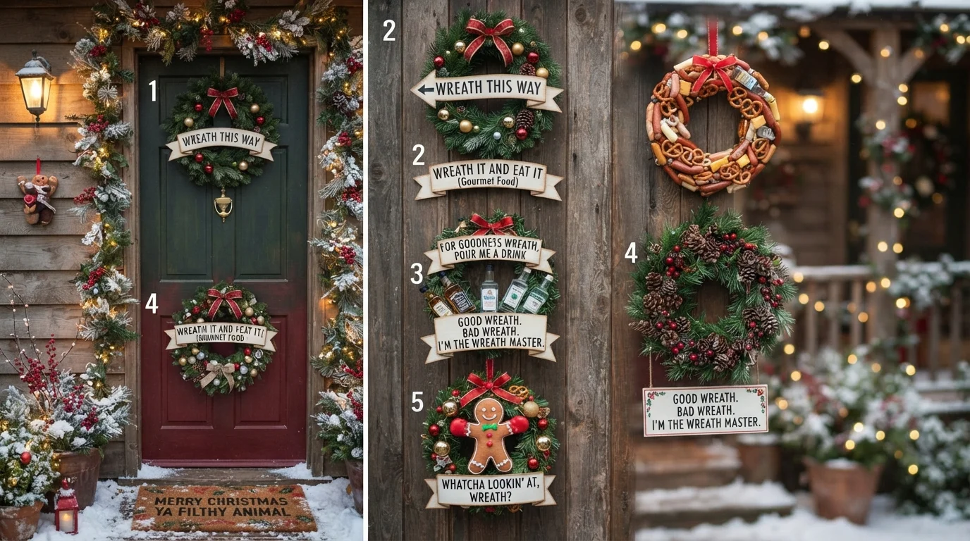 Funny Wreath Puns