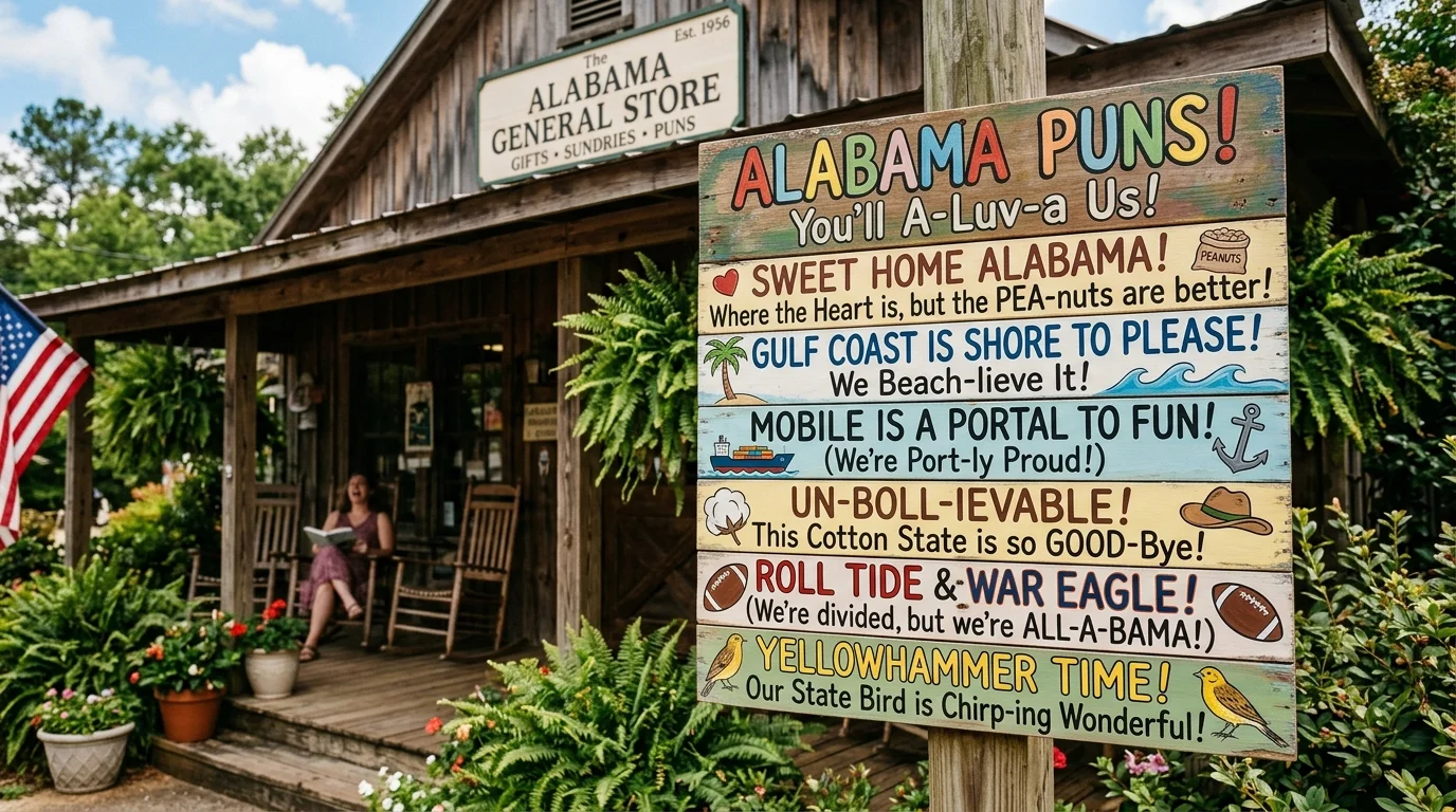 One-Liner Alabama Puns