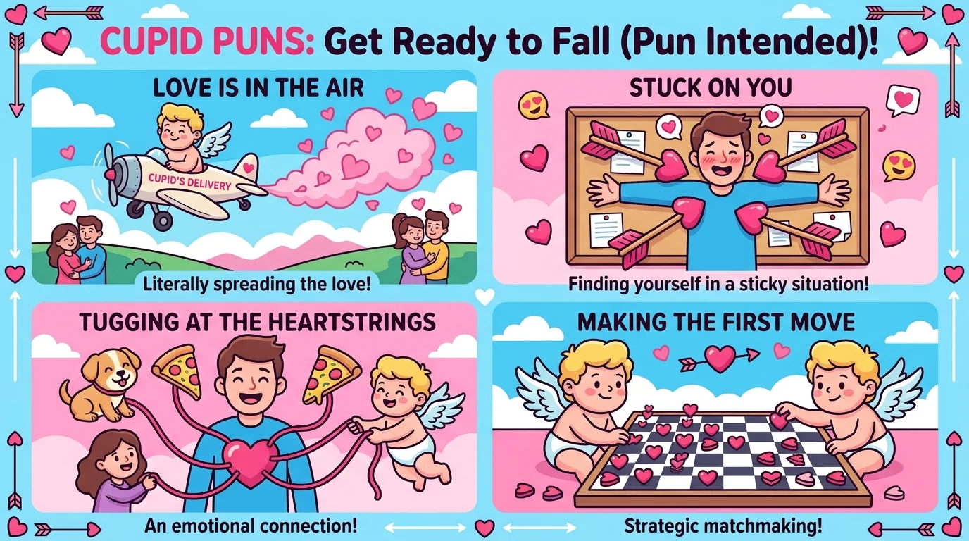 One-Liner Cupid Puns
