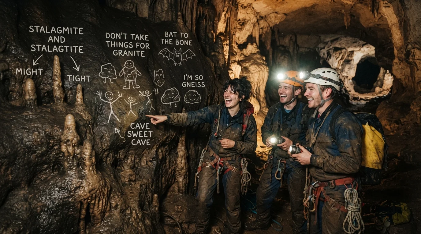 Stalactite and Stalagmite Puns