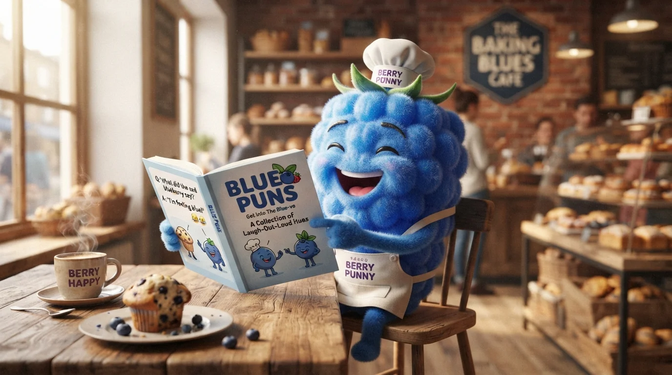 Clever Blue Wordplay