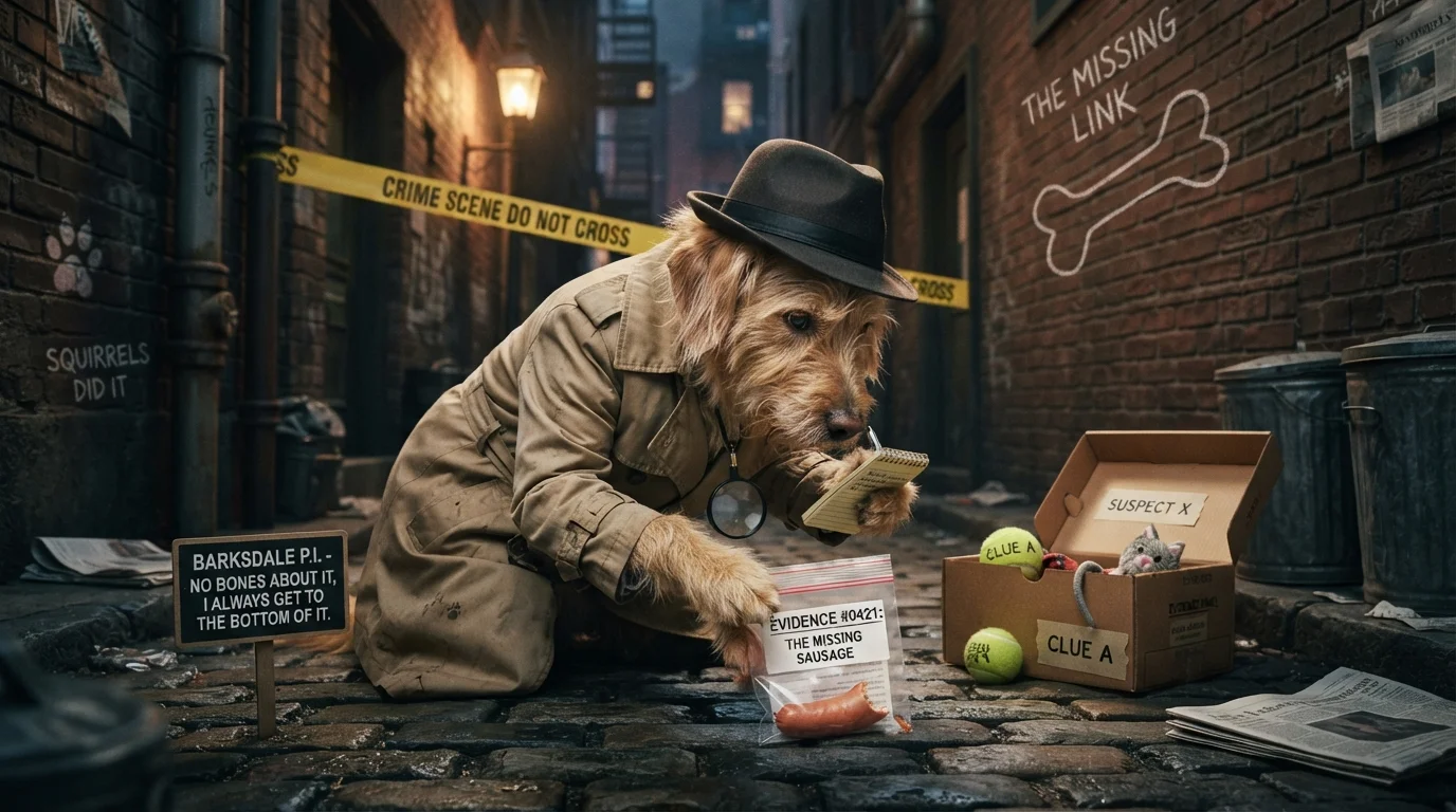 Clever Detective Wordplay