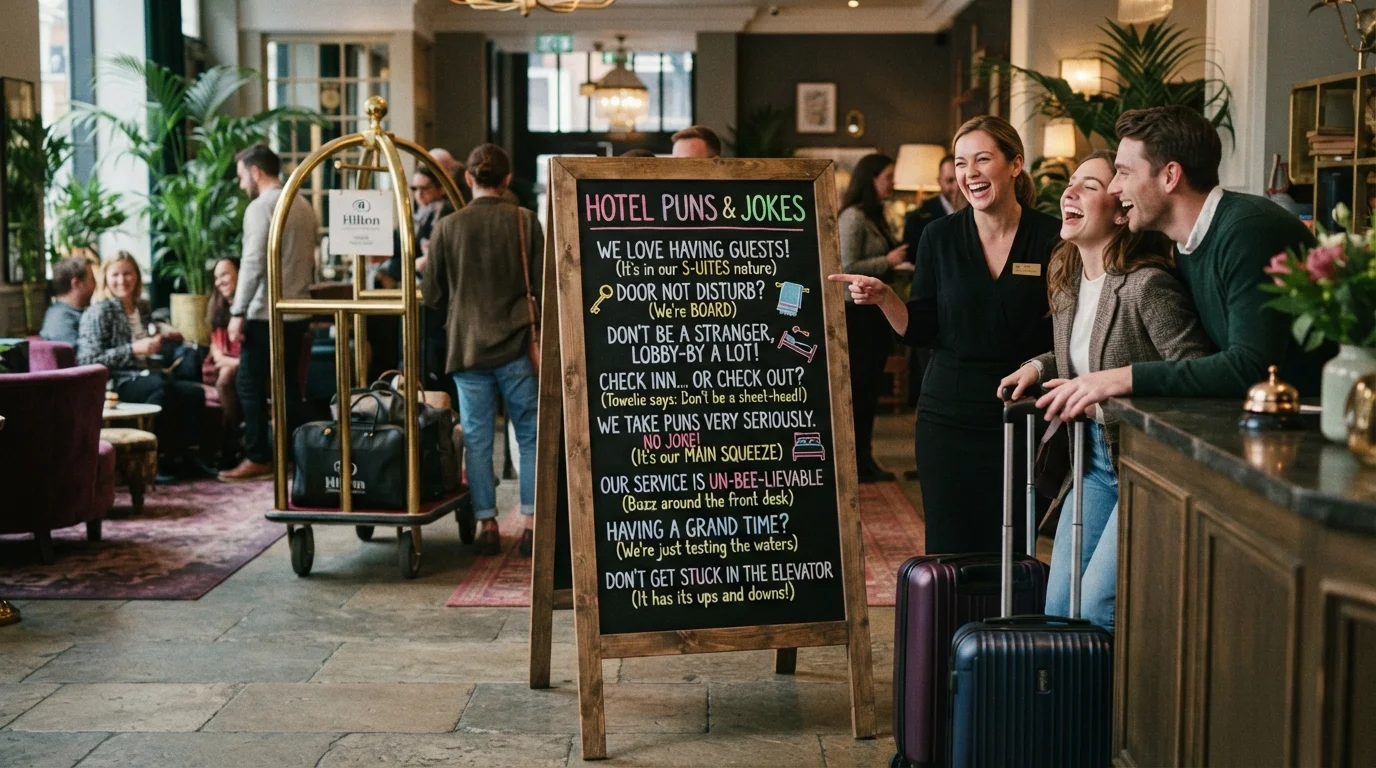 Clever Hotel Wordplay
