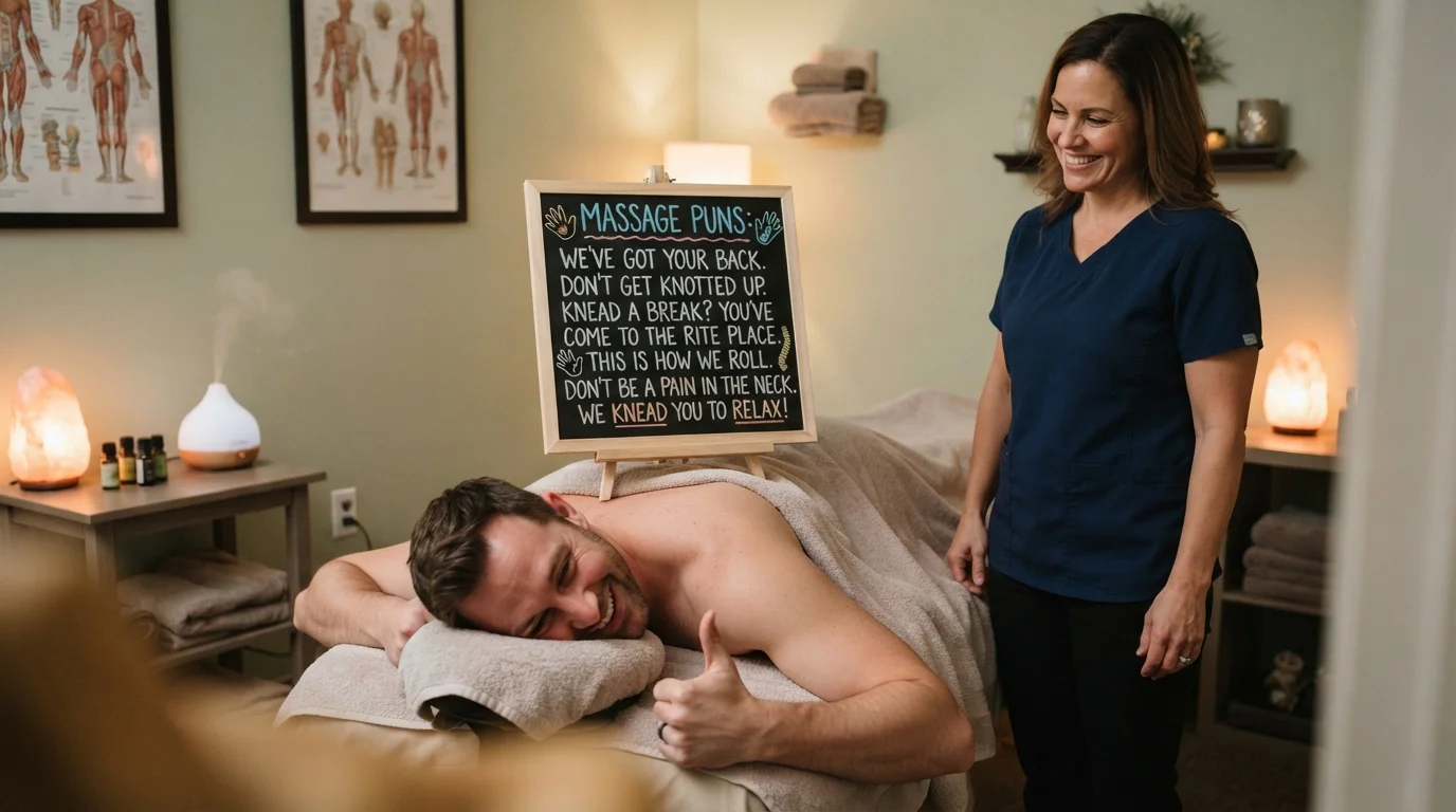 Clever Massage Wordplay